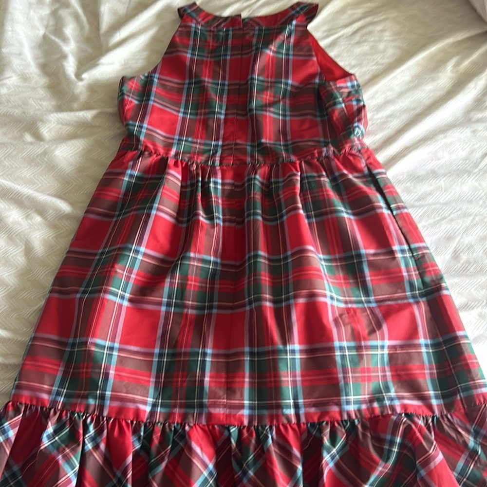 Vineyard Vines Red Plaid Formal Dress - 10 - Picture 2 of 5